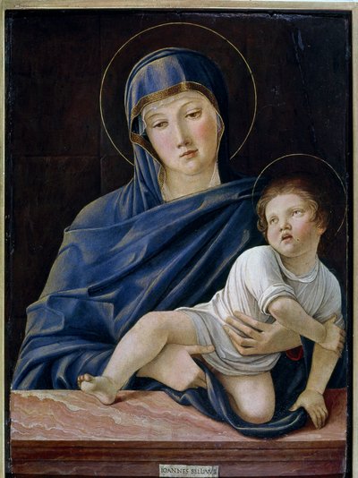 Vår Frue Lochis. Madonna og barn av Giovanni Bellini