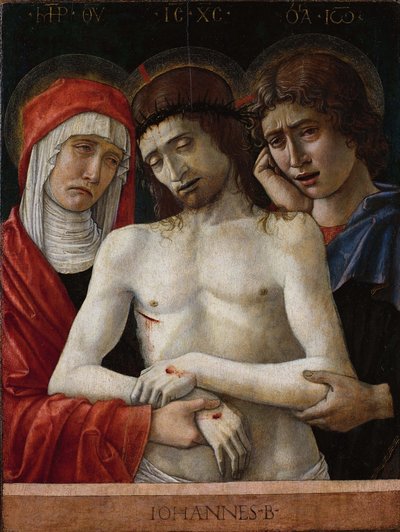 Pietà, ca 1455. av Giovanni Bellini
