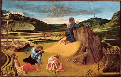 The Agony in the Garden, ca. 1465 (tempera på panel) av Giovanni Bellini