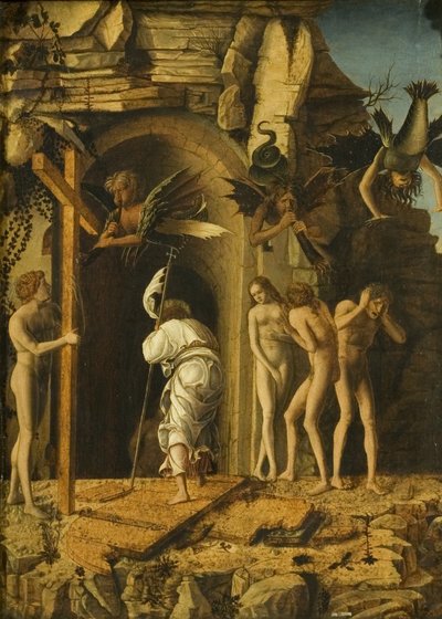 The Descent of Christ into Limbo, ca. 1475-80 (olje på vellum på panel) av Giovanni Bellini