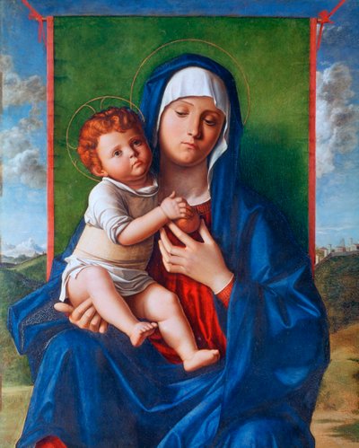 Jomfruen og barnet, c1480-1490 av Giovanni Bellini