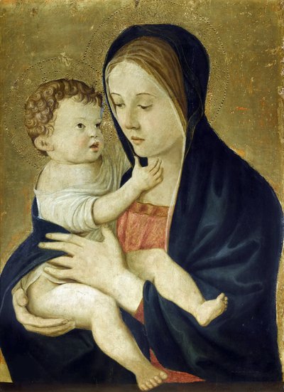 Jomfruen og barnet, ca 1470-1475. av Giovanni Bellini