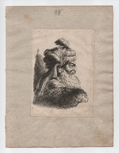  av Giovanni Benedetto (1609 64) (after) Castiglione