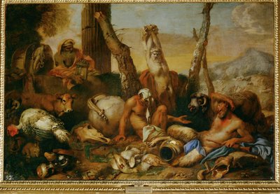  av Giovanni Benedetto (1609-64) Castiglione