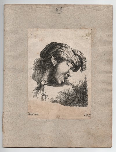  av Giovanni Benedetto (1609 64) (after) Castiglione