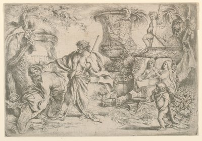 Allegori om forgjengelighet av Giovanni Benedetto Castiglione