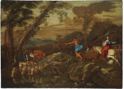 Jakobs reise, 1633 av Giovanni Benedetto Castiglione