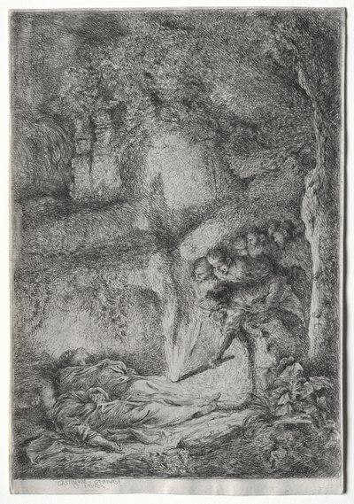 The Invention of Bodies av S. Pierre og ST. Paul, c. 1650. av Giovanni Benedetto Castiglione
