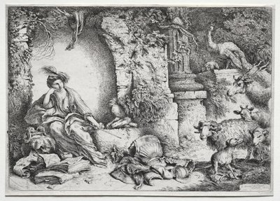 Melankoli av Giovanni Benedetto Castiglione