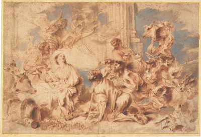 Hyrdenes tilbedelse av Giovanni Benedetto Castiglione
