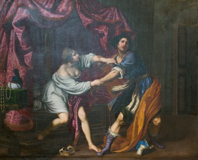 Josef og Potifars kone av Giovanni Biliverti