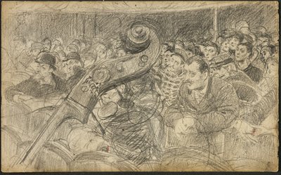Publikum på et parisisk teater II av Giovanni Boldini