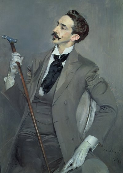 Grev Robert de Montesquiou (1855-1921) 1897 (olje på lerret) av Giovanni Boldini