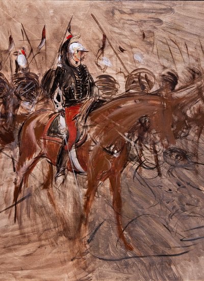 Drager på hesteryggen av Giovanni Boldini