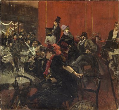 Festscene, ca. 1889 av Giovanni Boldini