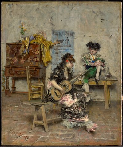 Gitarspiller av Giovanni Boldini