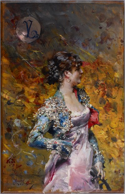 Dame med en gitar av Giovanni Boldini