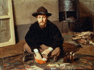 Portrett av Diego Martelli, rundt 1865, av Giovanni Boldini (1842-1931), olje på lerret av Giovanni Boldini
