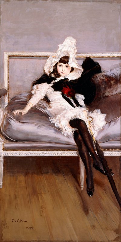 Portrett av Giovinetta Errazuriz, 1892 av Giovanni Boldini