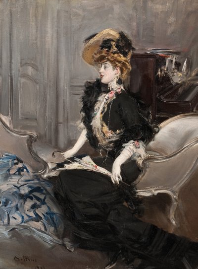Portrett av Mme. R.L., 1901. av Giovanni Boldini