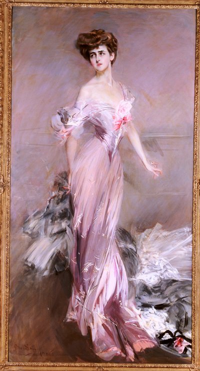 Portrett av fru Howard-Johnston, 1906 av Giovanni Boldini