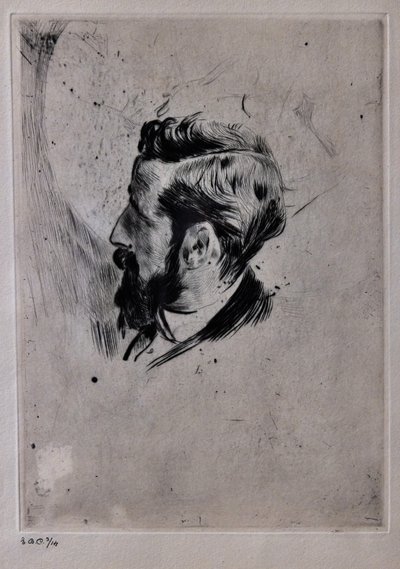 Portrett av Paul Helleu av Giovanni Boldini