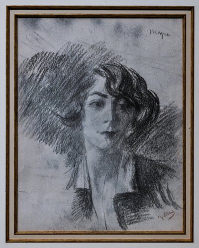 Portrett av en dame av Giovanni Boldini