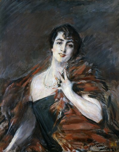 Portrett av en dame av Giovanni Boldini