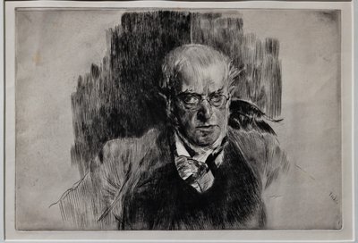 Portrett av maleren Adolph Menzel av Giovanni Boldini