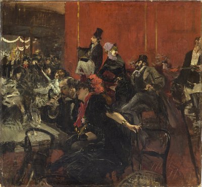 Festscene av Giovanni Boldini