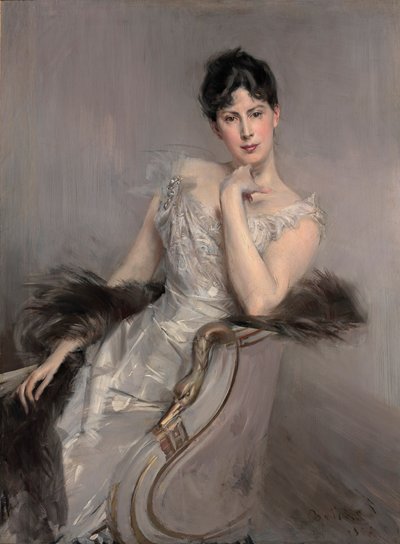 Dame i hvitt Dame i hvitt, 1902. av Giovanni Boldini