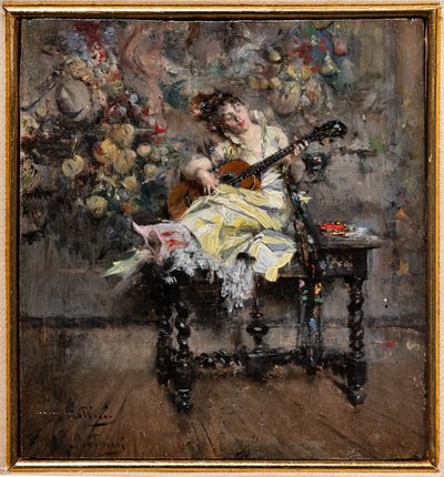 Gitarspilleren av Giovanni Boldini