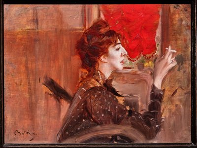 Det røde teppet av Giovanni Boldini
