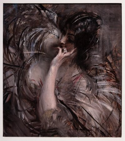 Blusen av voile av Giovanni Boldini