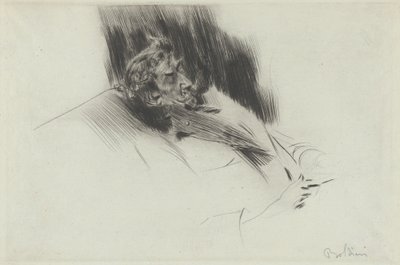 Whistler sover av Giovanni Boldini