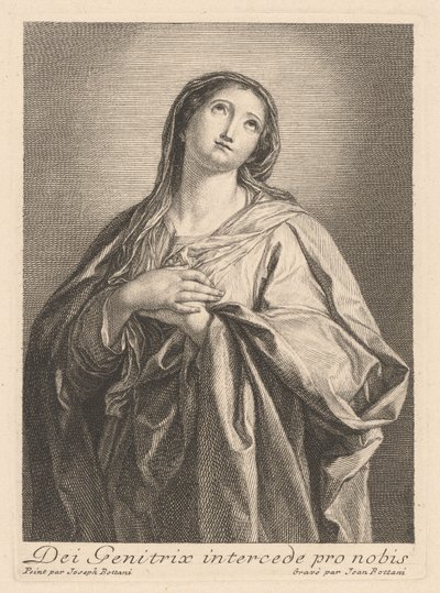 Jomfruen av Giovanni Bottani, after Giuseppe Bottani