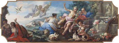Ariadne på øya Naxos, eller en allegori om høsten av Giovanni Camillo Sagrestani