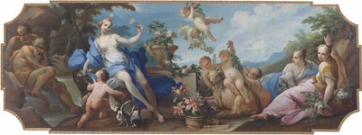 Aurora og Diana, eller en allegori om våren av Giovanni Camillo Sagrestani