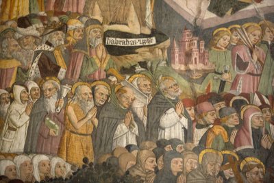 Siste dom, ca. 1492 (detalj av 3702475) av Giovanni Canavesio