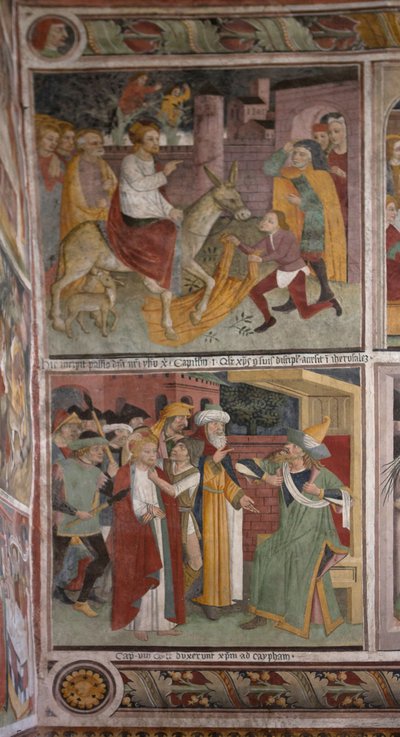 Scener fra Kristi liv, ca. 1492 (fresco) av Giovanni Canavesio