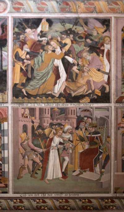 Scener fra Kristi liv, ca. 1492 (fresco) av Giovanni Canavesio