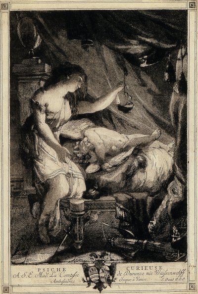 Curious Psyche, midten av 1770-tallet. av Giovanni David