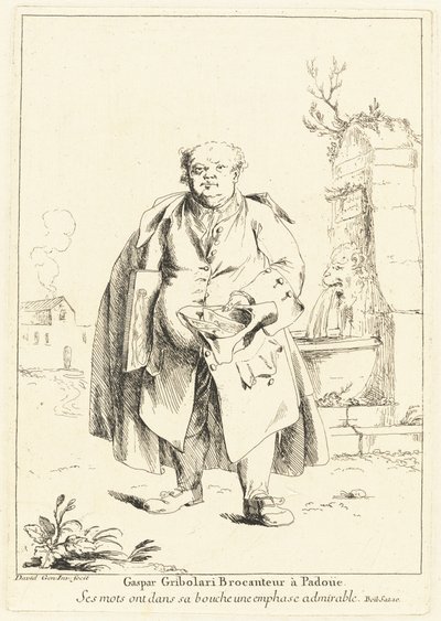 Gaspar Gribolari bruktforhandler i Padua av Giovanni David