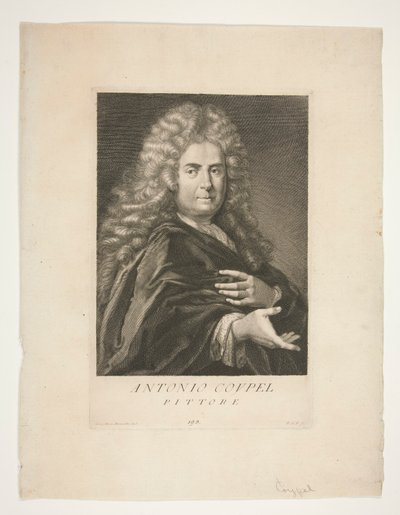 Portrett av Antoine Coypel av Giovanni Domenico Ferretti