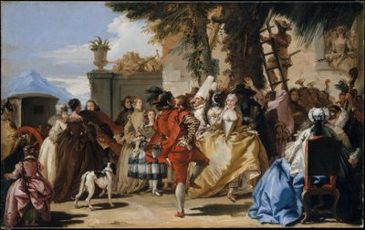 En dans på landet av Giovanni Domenico Tiepolo