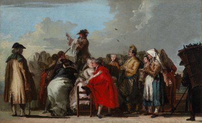 Kvakksalveren av Giovanni Domenico Tiepolo
