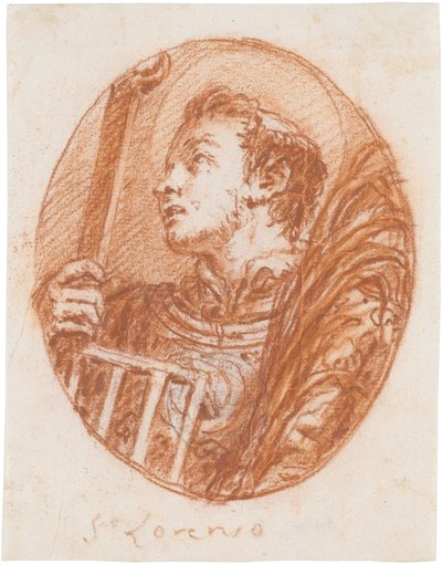 Der heilige Laurentius av Giovanni Domenico Tiepolo