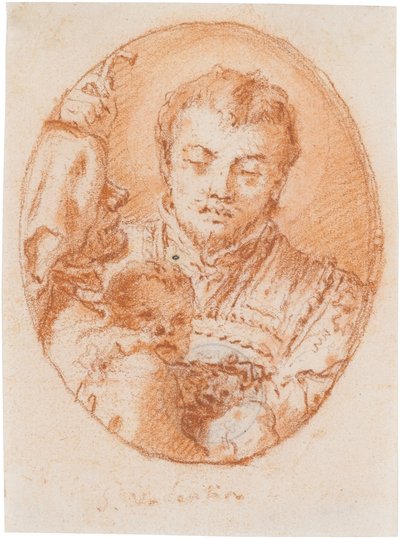 Der heilige Valentin av Giovanni Domenico Tiepolo