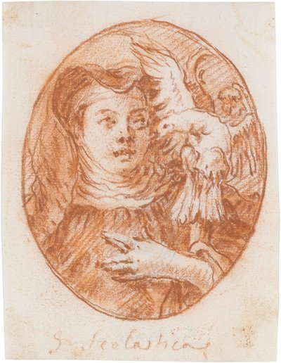 Die hl. Scholastika av Giovanni Domenico Tiepolo