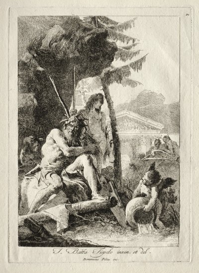 Elvefigurer av Giovanni Domenico Tiepolo
